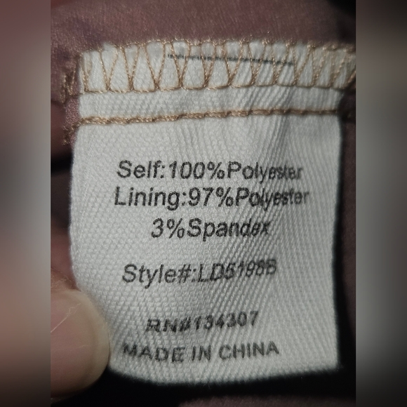 Line & Dot Elegant Shimmer Brown Backless Tiered Party Prom Dress Womens Size M - Picture 10 of 10